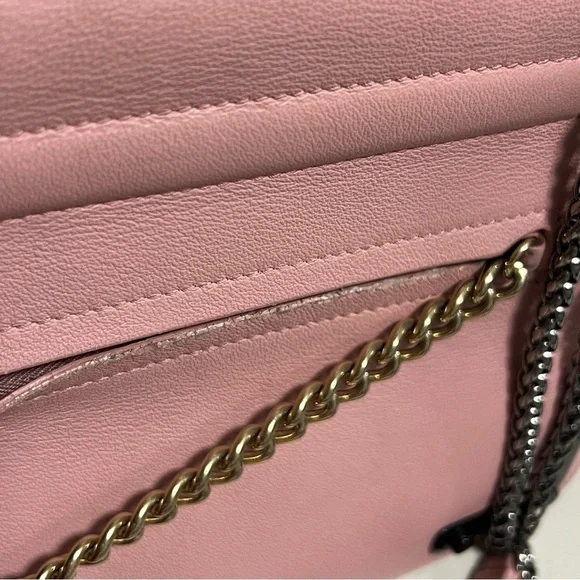 FURLA Diana Leather Chain Strap Bag in Pink - Picture 10 of 16